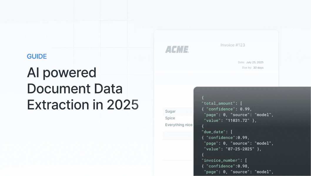 AI document data extraction workflow