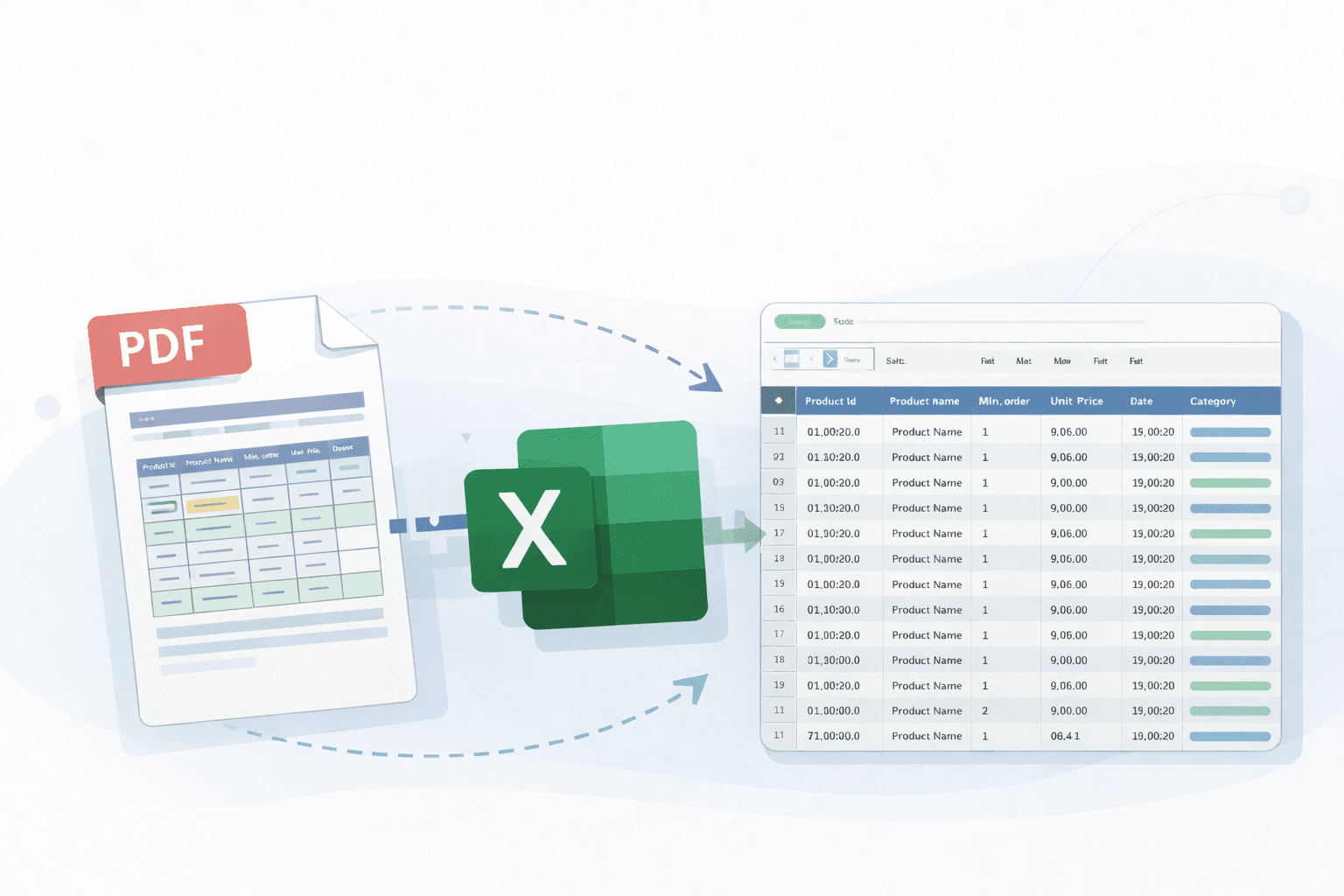 Extracting PDF tables to Excel with AI