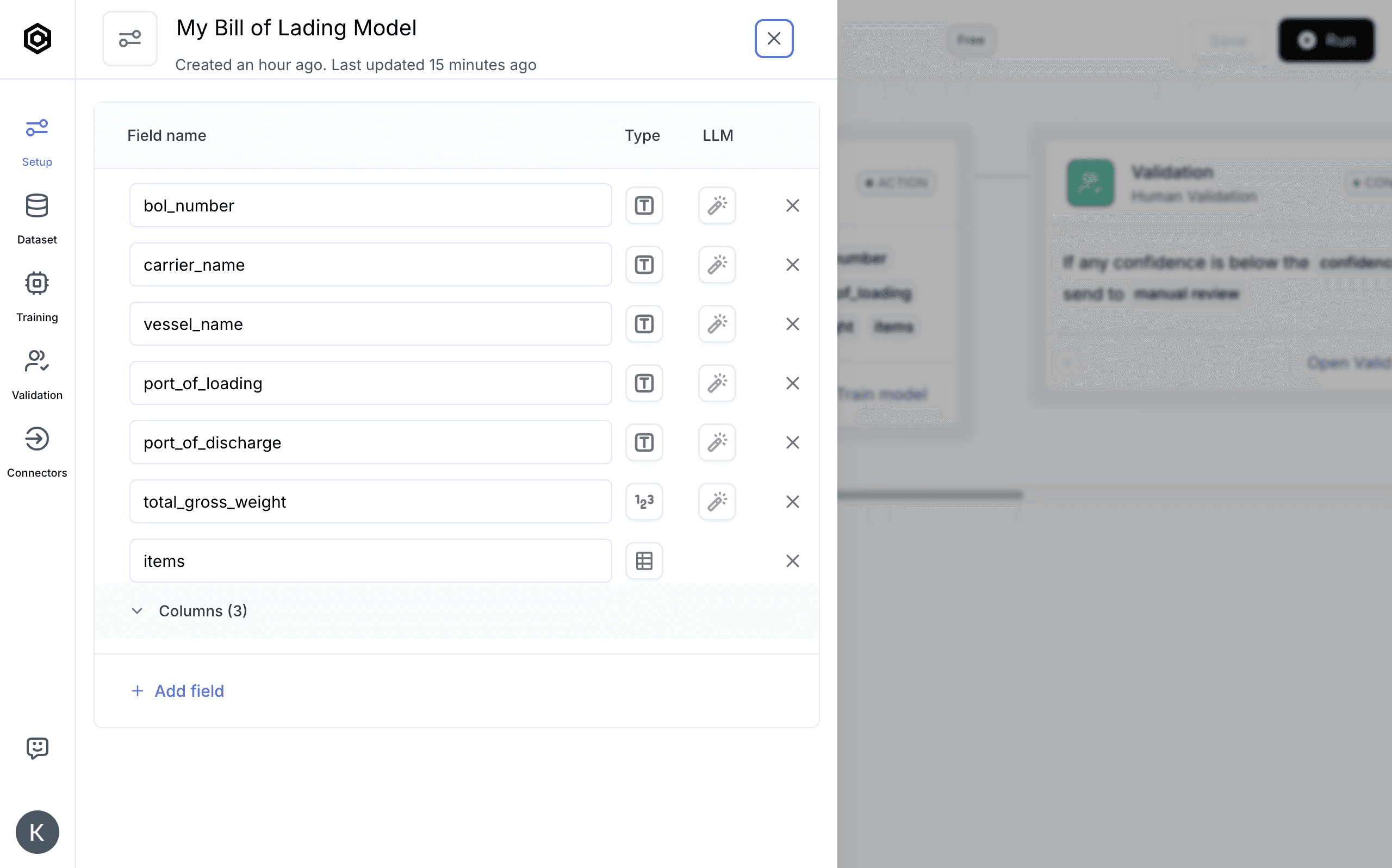 How to Convert PDFs to JSON using AI screenshot